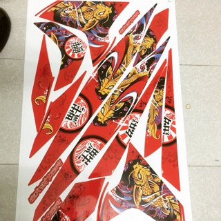 Tem Cá Chép - Exciter 150 đỏ