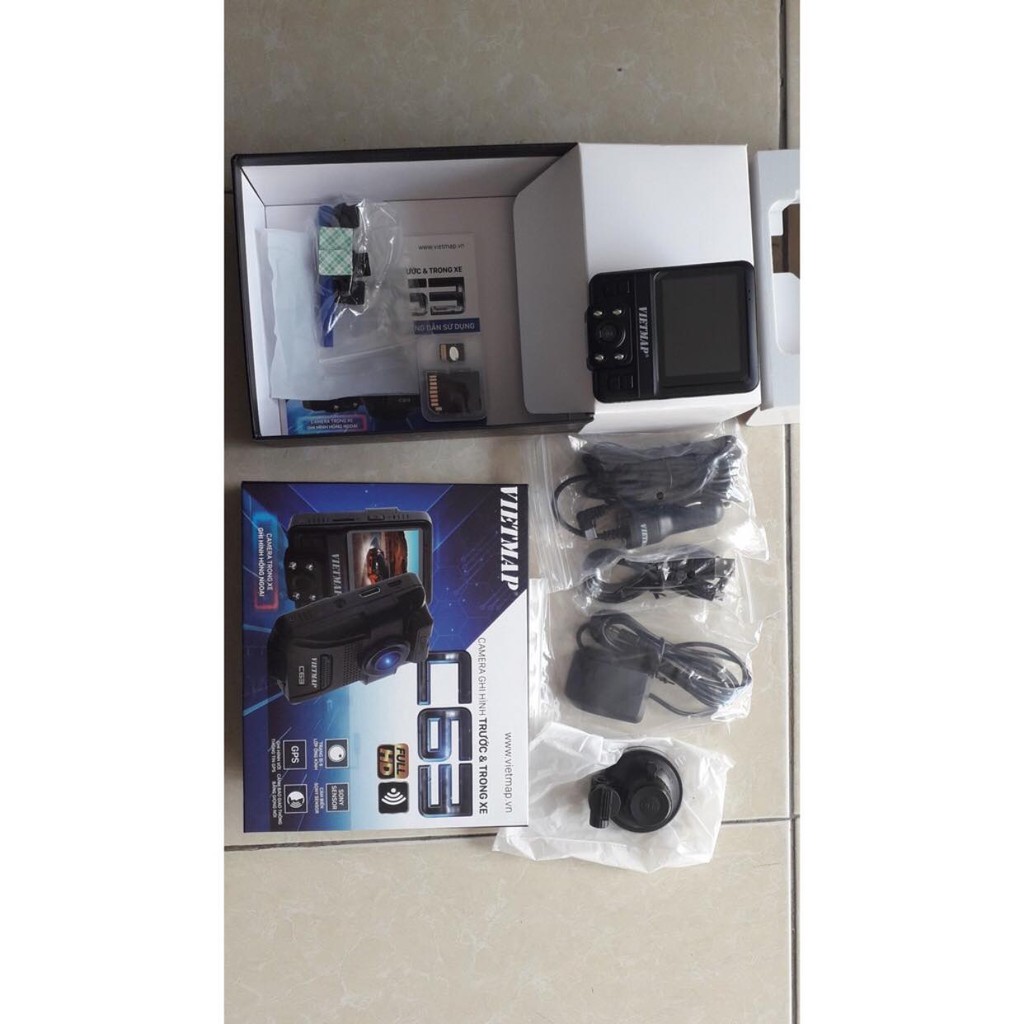 Camera hành trình VIETMAP C63 cho ô tô, xe hơi - tặng thẻ nhớ 32GB - BH 12 tháng | BigBuy360 - bigbuy360.vn