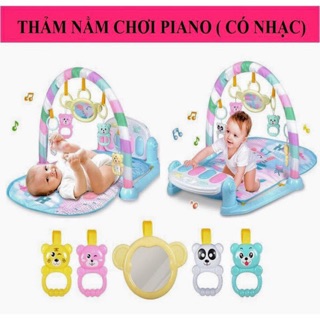 Thảm nằm chơi piano có nhạc hàng xuất châu âu hộp tiếng anh