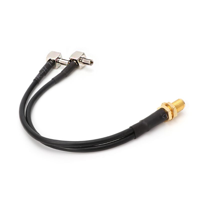 Dây Cáp Chữ Y SMA Cái Sang 2 Đầu Đực TS9 RG174 15c