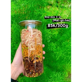 KHÔ MIX 3 VỊ ( MỰC - HEO - GÀ )-300g