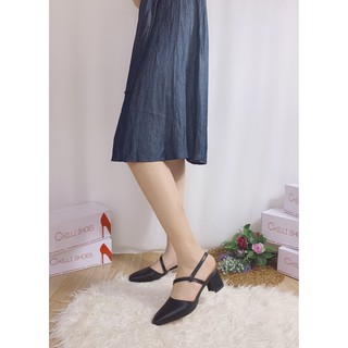 Sandal bít mũi 5cm - 2015