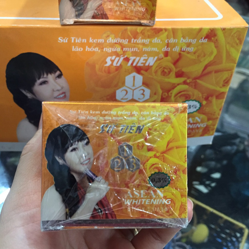 Kem Sứ Tiên màu CAM 3g