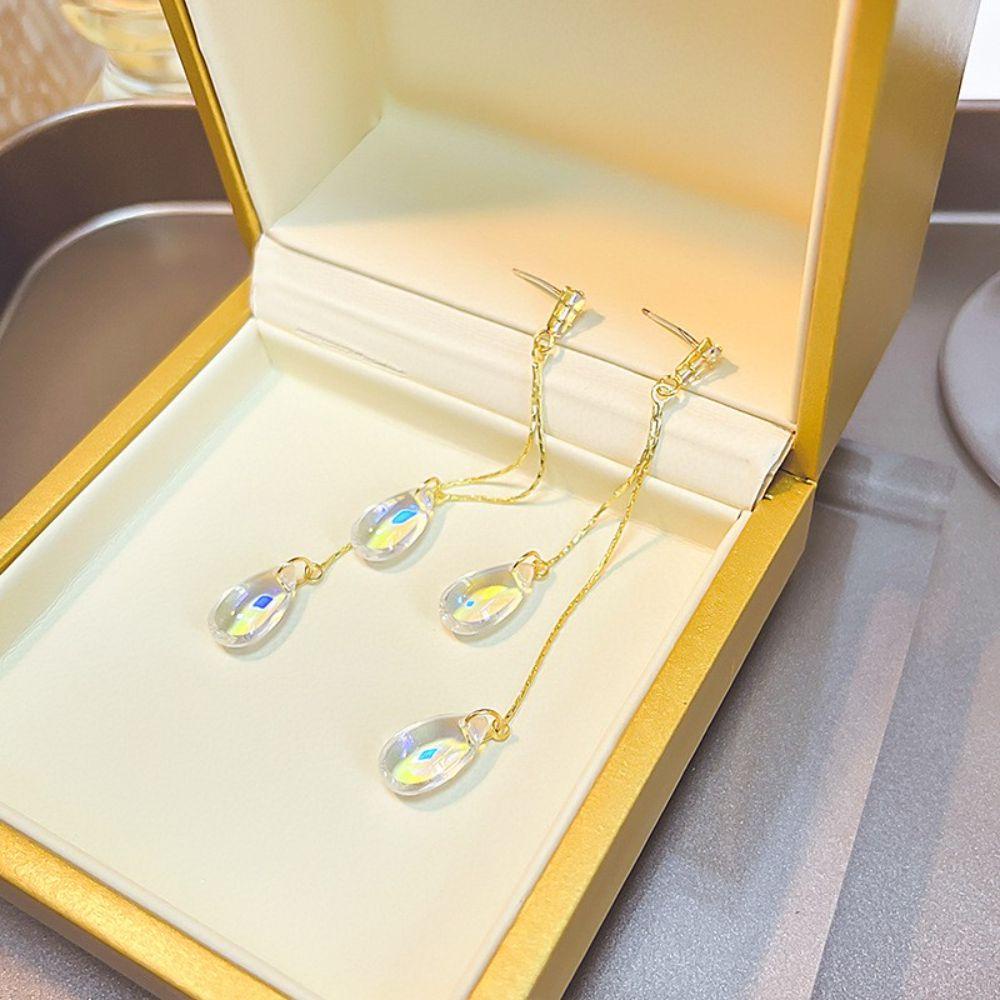 Khuyên Tai Dáng Dài Đính Nơ Sang Trọng Thời Trang|Khuyên Tai Phong Cách Hàn Quốc