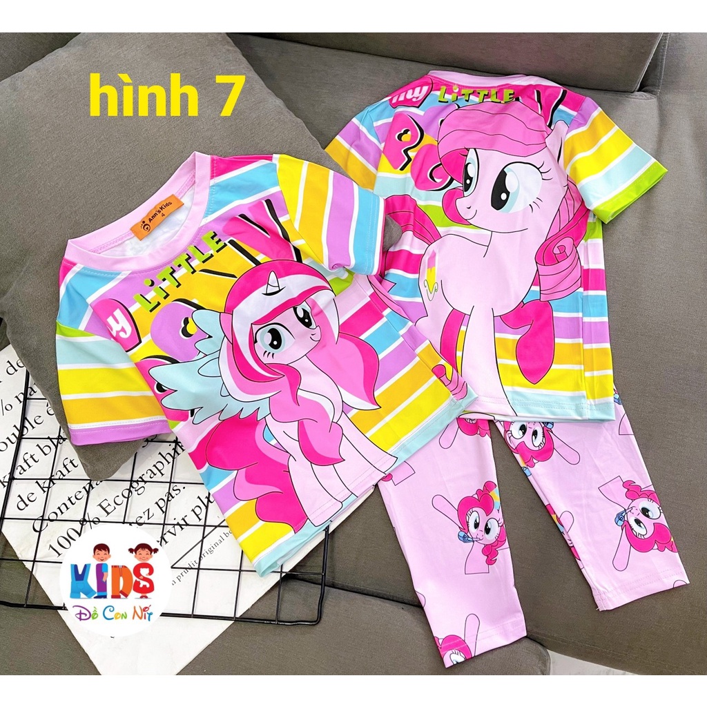 TAY NGẮN QUẦN DÀI BÉ GÁI SIÊU CƯNG - ĐỒ BỘ TRẺ EM