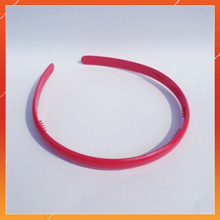 ⏩ Băng đô cài tóc nhựa dẻo trơn - kiểu đơn giản (trung)