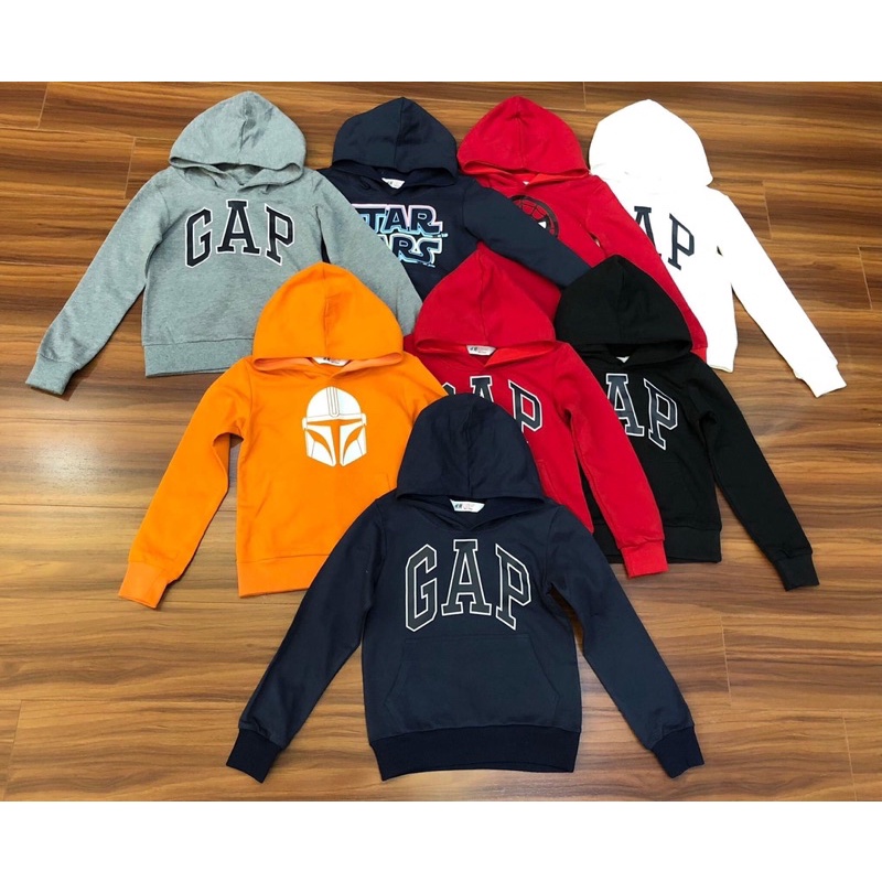 Áo nỉ hoddi bé trai bé gái chất da cá 4-14t