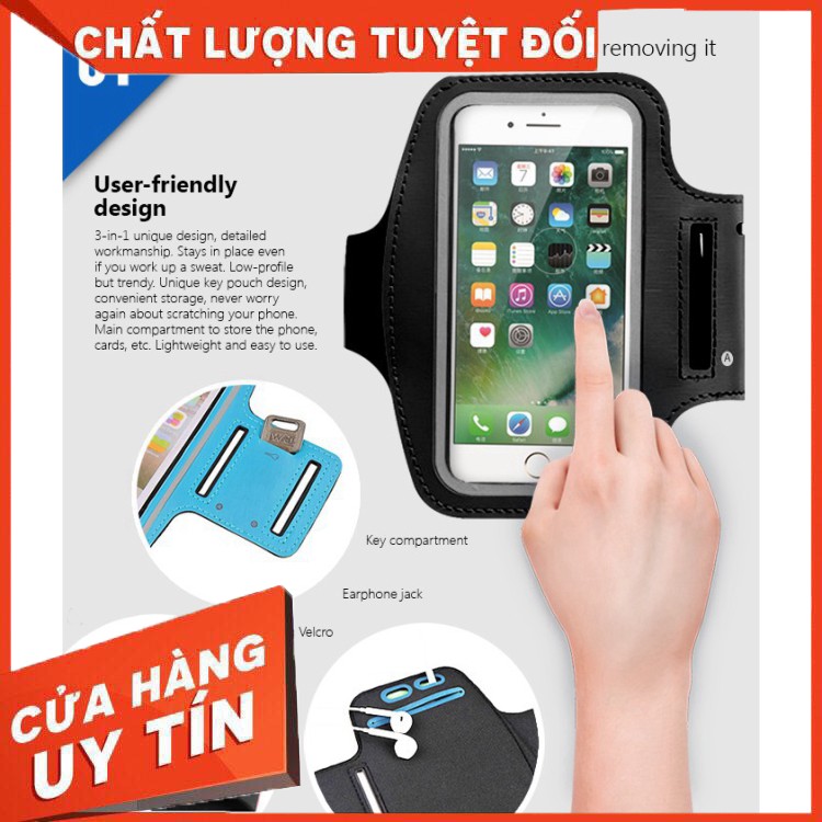 BAO ĐEO ĐIỆN THOẠI TẬP GYM TẬP THỂ THAO DÙNG ĐƯỢC CẢM ỨNG - Hàng nhập khẩu