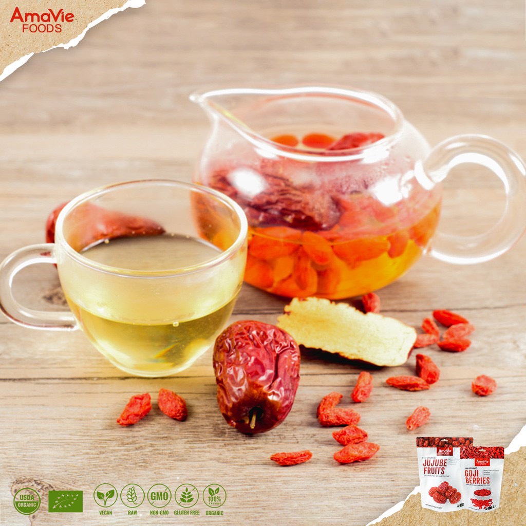 Táo đỏ- kỷ tử organic - CLavie