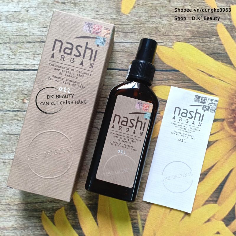 😇Tinh Dầu Nashi Argan Nuôi Dưỡng Phục Hồi Tóc Bóng Mượt 100ml