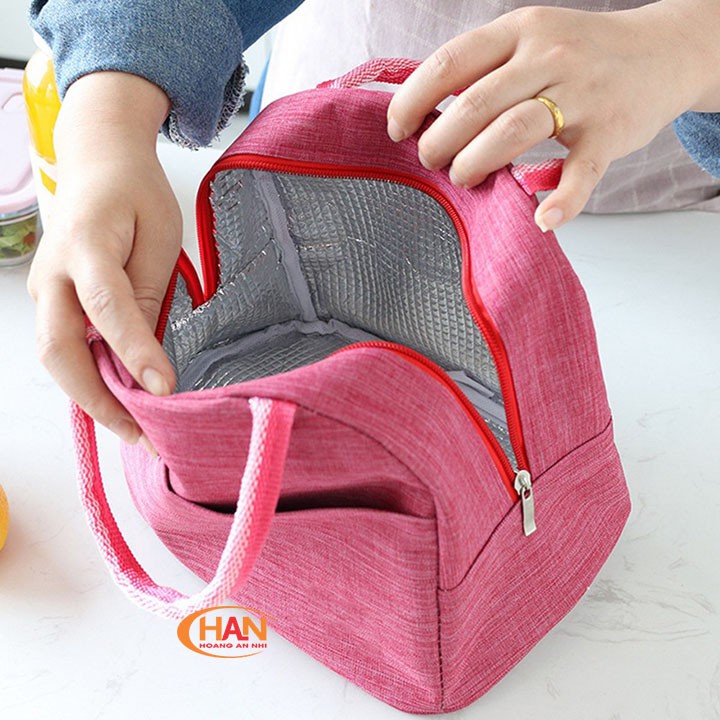Túi đựng hộp cơm giữ nhiệt - Túi xách đựng đồ 2 lớp chống thấm tiện dụng | BigBuy360 - bigbuy360.vn