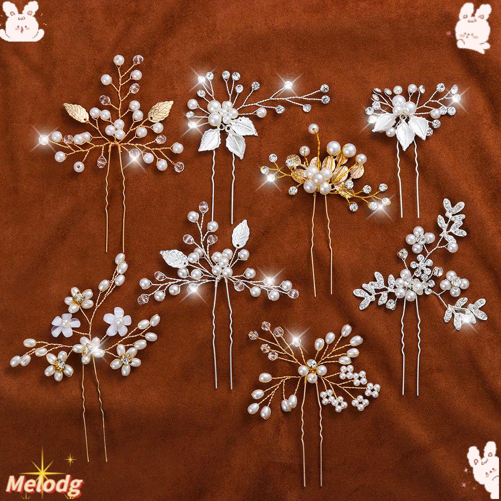 Cô Dâu Melog|Kẹp Tóc Hình Hoa Lá Thời Trang Cho Nữ|Băng Đô