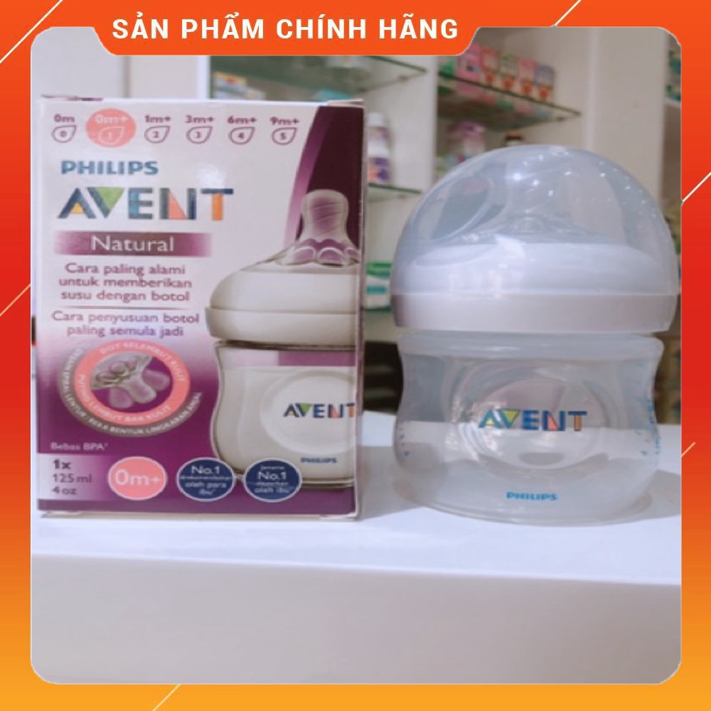 Bình sữa Avent Natural nhựa không BPA