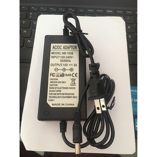 Cục Nguồn sạc loa kéo 15V - 3A- HÀNG CHUẨN CHÍNH HÃNG -BH 3 THÁNG LỖI ĐỔI MỚI