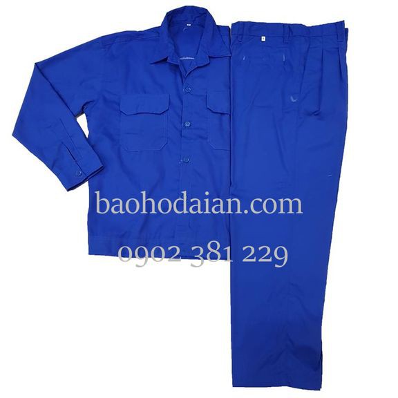 Quần áo công nhân vải kaki xi thấm hút mồ hôi - 2 màu lựa chọn