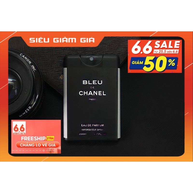 [CHÍNH HÃNG SHOPEE] NƯỚC HOA NAM BLEU CHÍNH HÃNG - NEW BOX 20ML