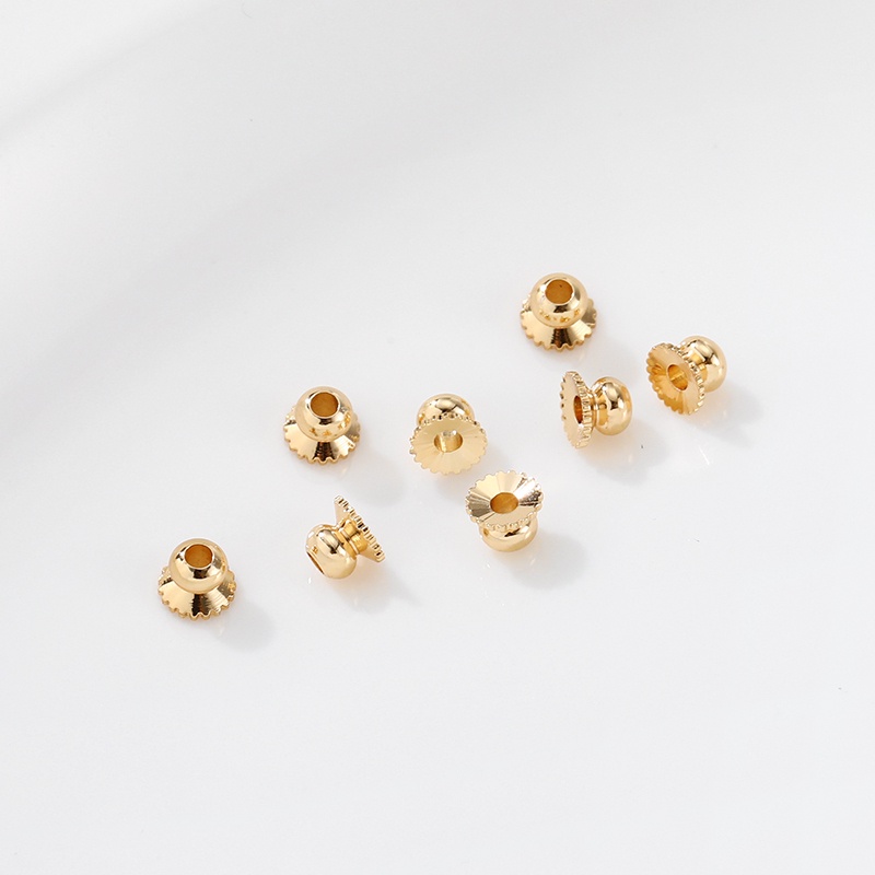 Bộ 10 Hạt Đồng 14K Nhiều Màu Sắc Dùng Làm Trang Sức diy