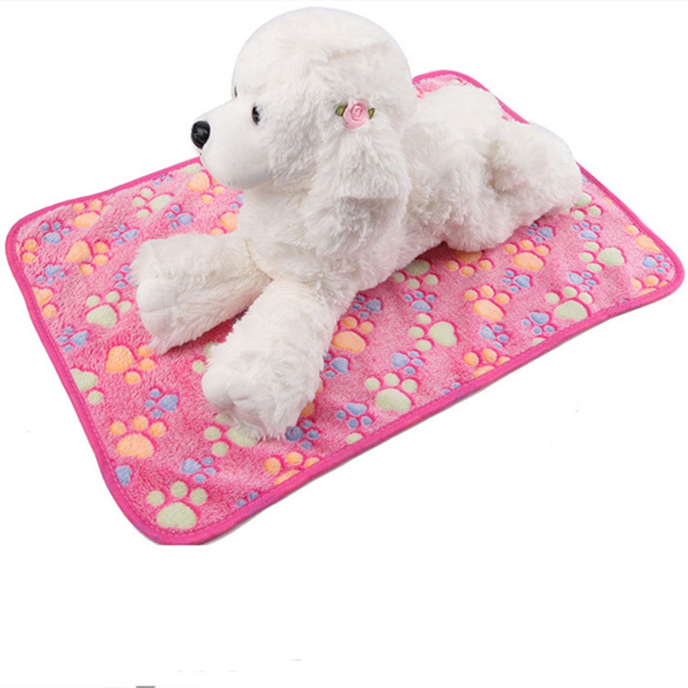 Nệm Hai Mặt Bằng Vải Nhung San Hô Hai Mặt Có Thể Đảo Ngược Cho Thú Cưng Chó Mèo