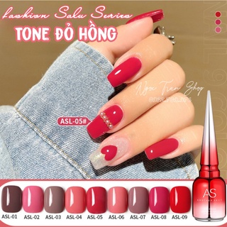 Sơn gel AS RED | Mã ASL | Màu Đậu Đỏ