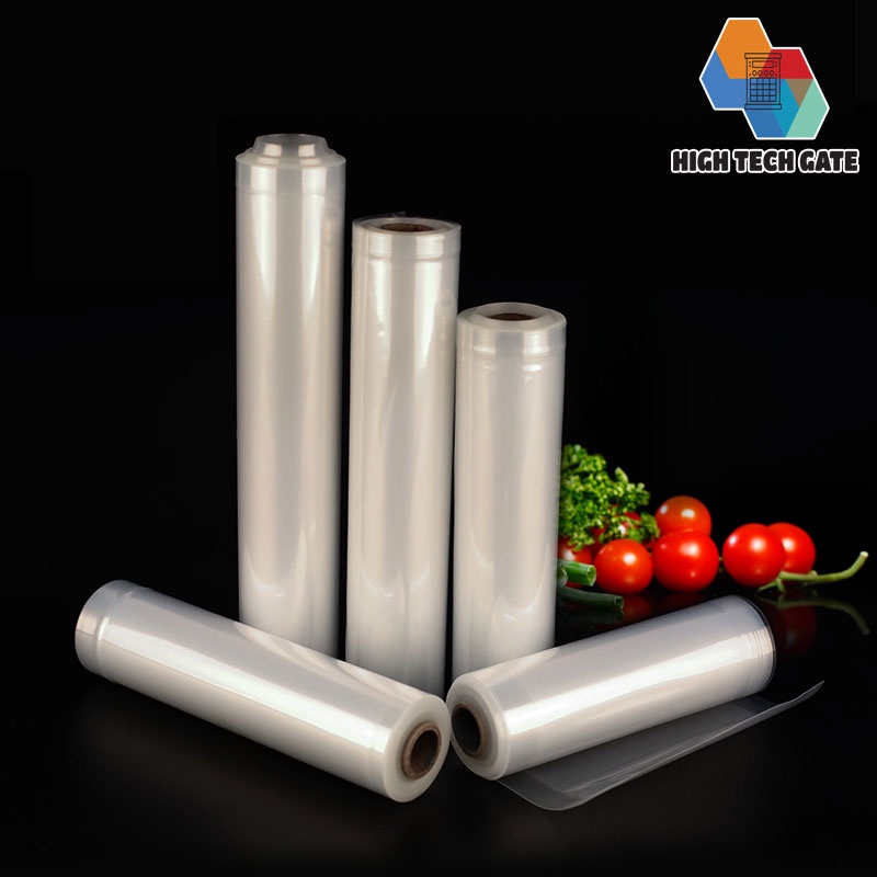 Túi Hút Chân Không Thực Phẩm Htg Dạng Cuộn Trơn 2 Mặt, Đầy Đủ Kích Thước