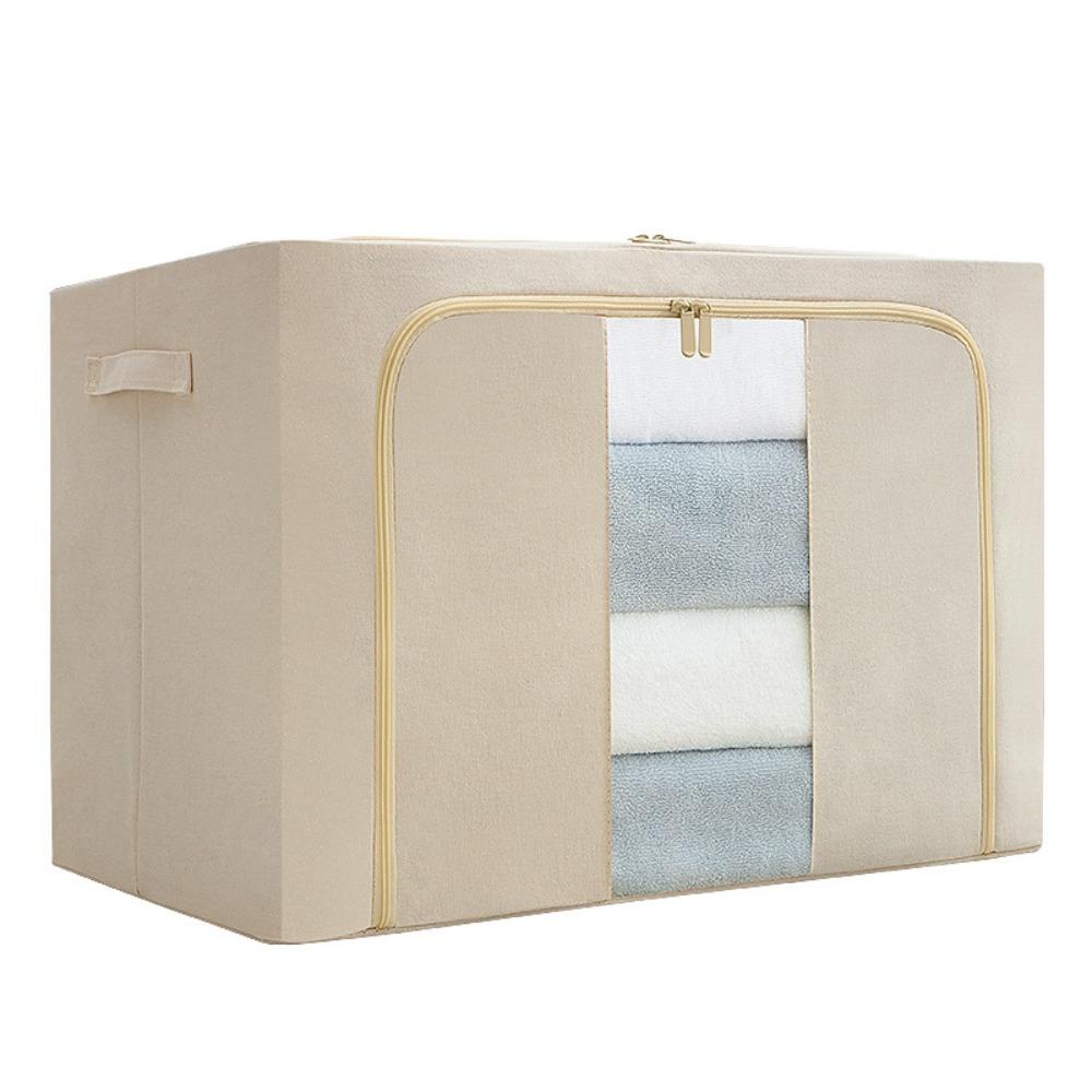 Hộp Đựng Quần Áo / Chăn Bằng Vải Lanh Cotton Tiện Dụng