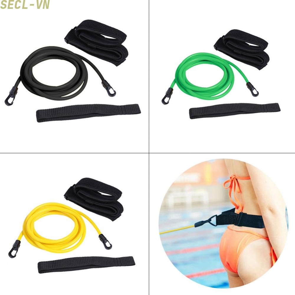 Reusable for Stationary Resistance Training of Adults & Children Adjustable Swimming Tether Rope Swim Belt Resistance Outinhao 3M/4M 