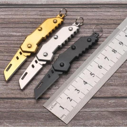 Dao Phượt Mini EDC - Siêu Nhỏ Gọn - Trép móc Khóa - Hàng Có Sẵn Trong Kho