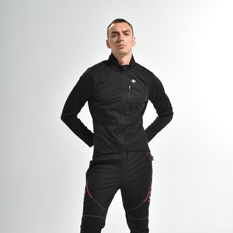 Satic Áo khoác nam đi xe đạp Mùa thu đông Áo khoác chống gió trên đường xe đạp Áo khoác giữ ấm thoáng khí thoải mái Áo khoác xe đạp KC6104