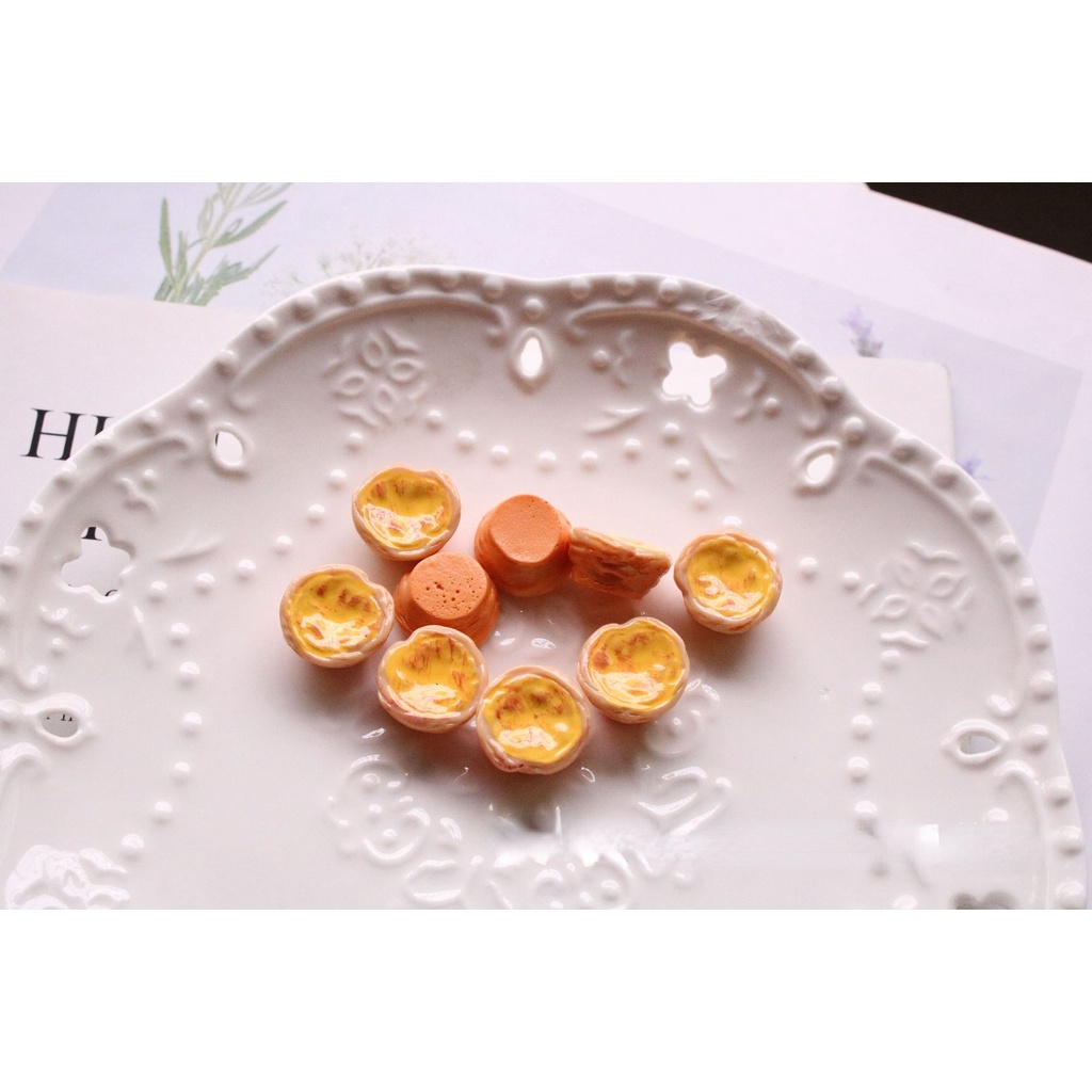 Dễ Thương Phụ Kiện Trang Trí Giày Dép crocs Hình Bánh Mì Trứng Gà Đáng Yêu Cho Bé