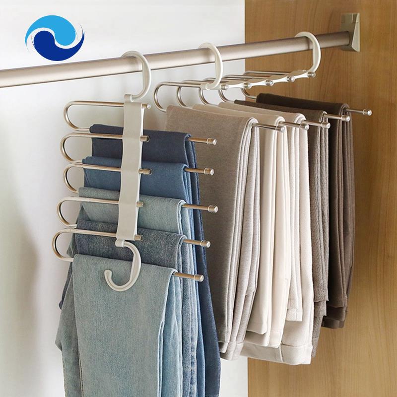 Móc Treo Quần Áo 5 Tầng Chống Trượt Đa Năng