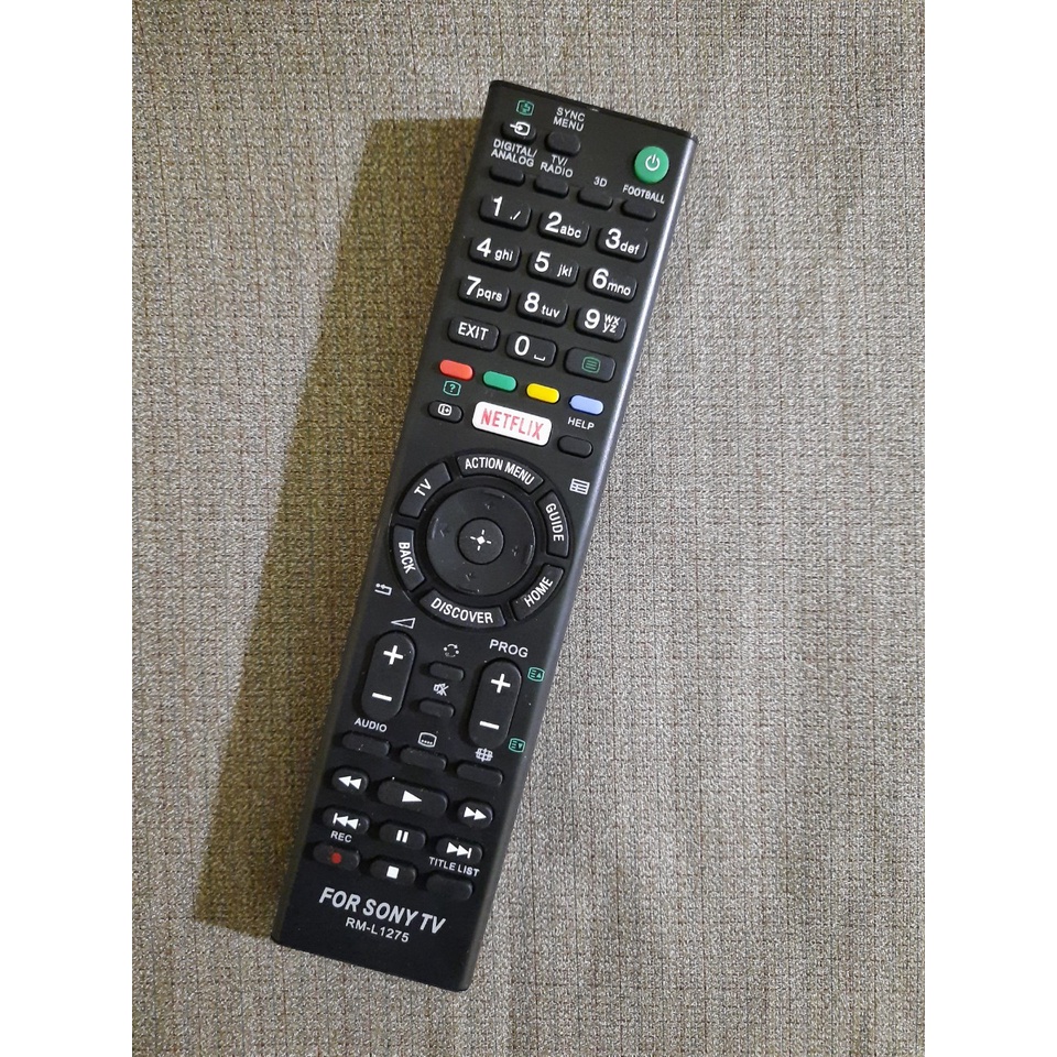 Remote Điều khiển tivi Sony RM-L1275- Hàng loại 1 Tặng kèm Pin!!!