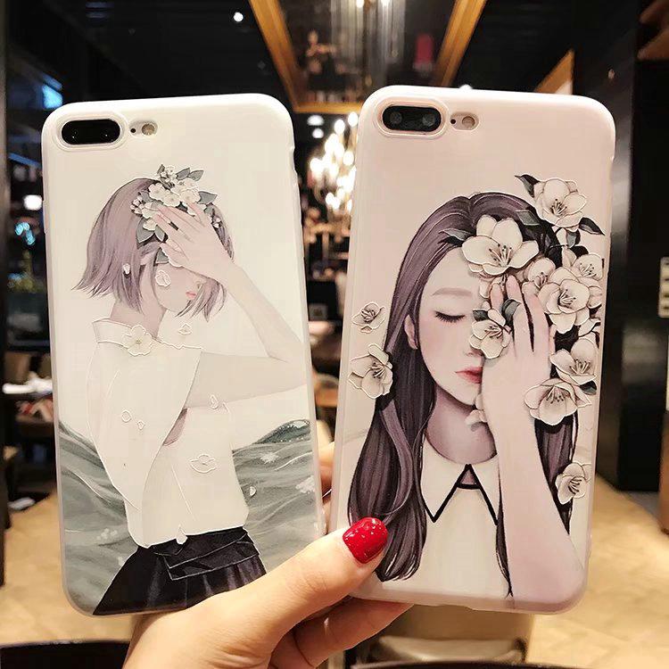 Ốp lưng chất liệu TPU silicone họa tiết hoa cho Samsung Galaxy M21 A50 A20 A30 A20s A10 A10s A50s A30s M30s