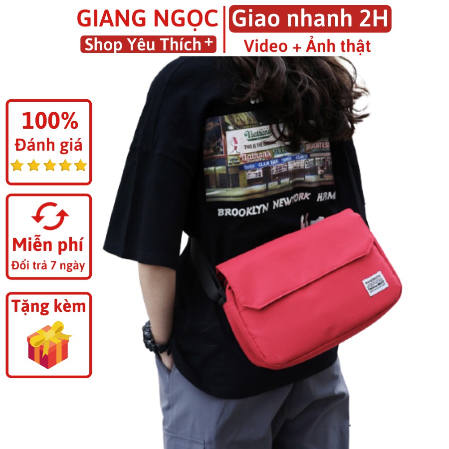 [Mã FASHIONGREEN264 giảm 10% tối đa 30k đơn từ 99k] Túi đeo chéo Ulzzang đi học, đi làm, đi chơi