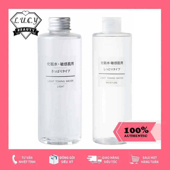 Hàng Nhật- Nước Hoa HồngMuji Light Moisture Toning Water