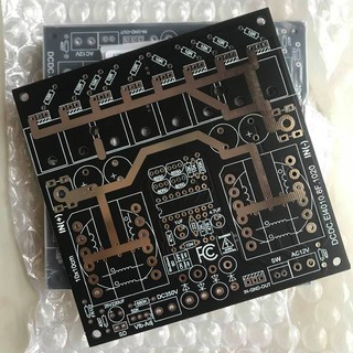 DIY bo mạch kích điện DC-DC 2 biến áp xung _ PCB trắng