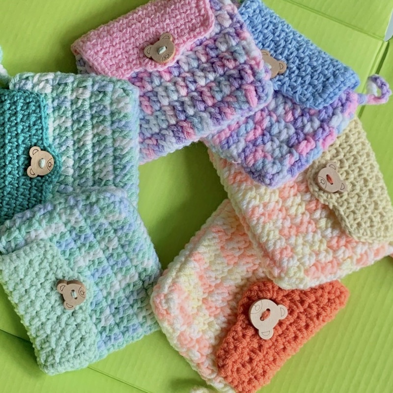 Ví bóp mini bằng len để thẻ ATM Gen xyz