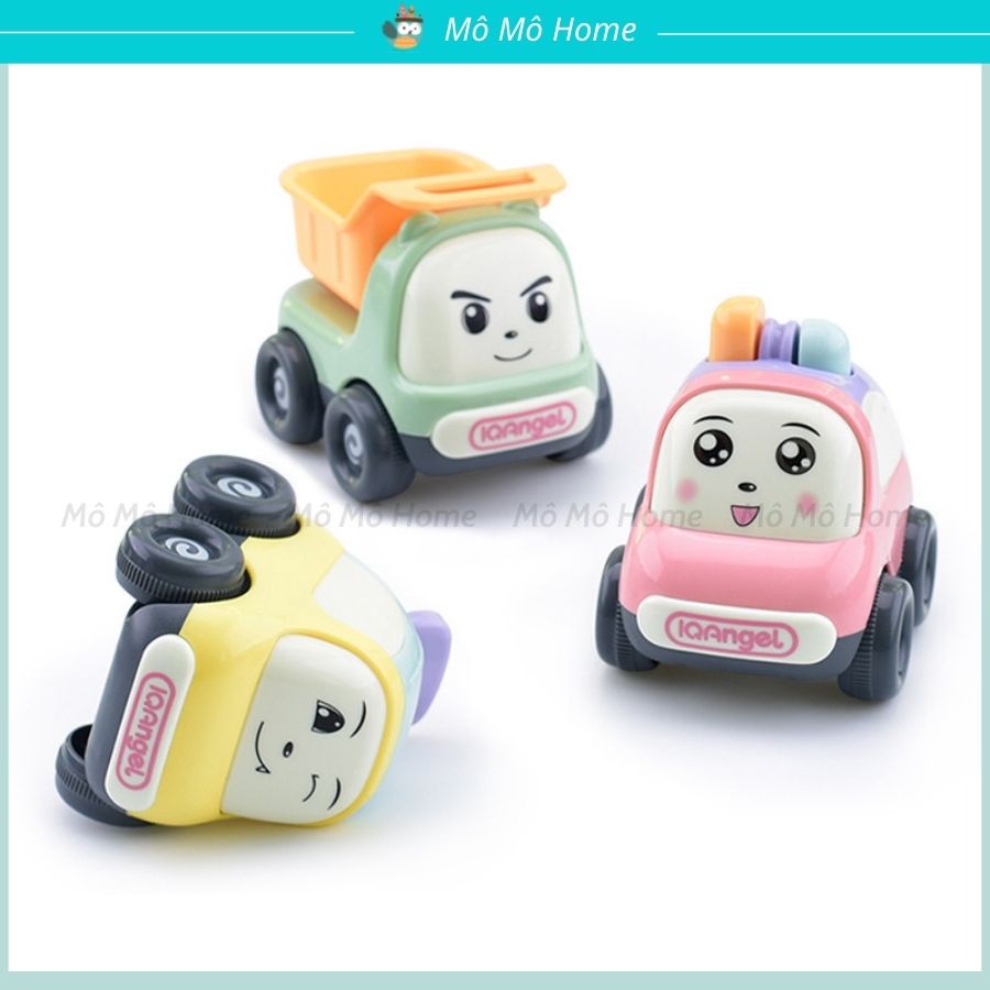Ô tô đồ chơi quán tính cho bé gồm xe cảnh sát, cứu thương, cứu hỏa, taxi - Mô Mô Home