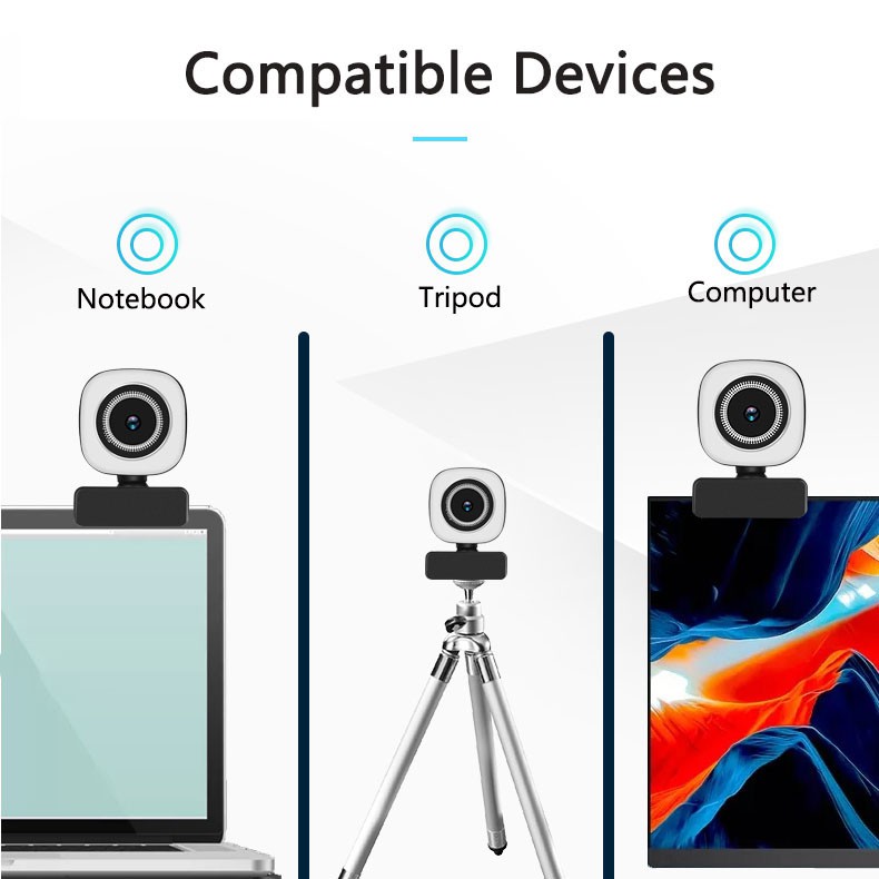 Webcam Usb 2k / 1080p Cho Máy Tính | BigBuy360 - bigbuy360.vn