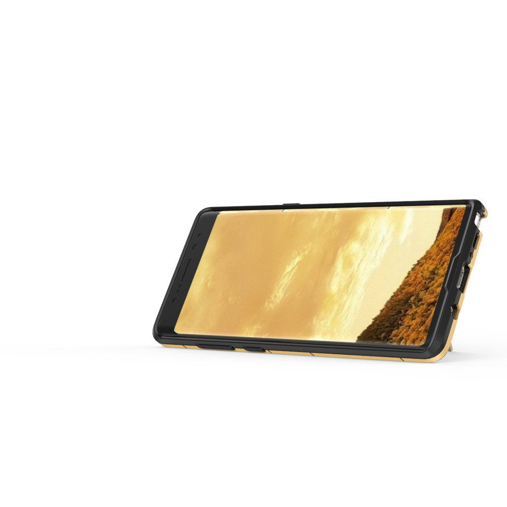 Ốp lưng Samsung Galaxy Note 8 chống sốc Iron Man cao cấp giá đỡ xem phim phụ kiện thời đại