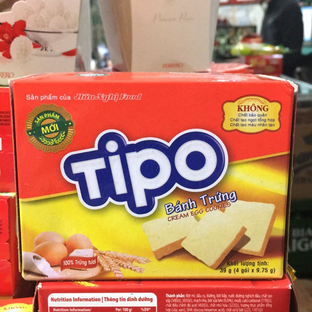 Bánh Trứng Tipo Mini Hộp 39g