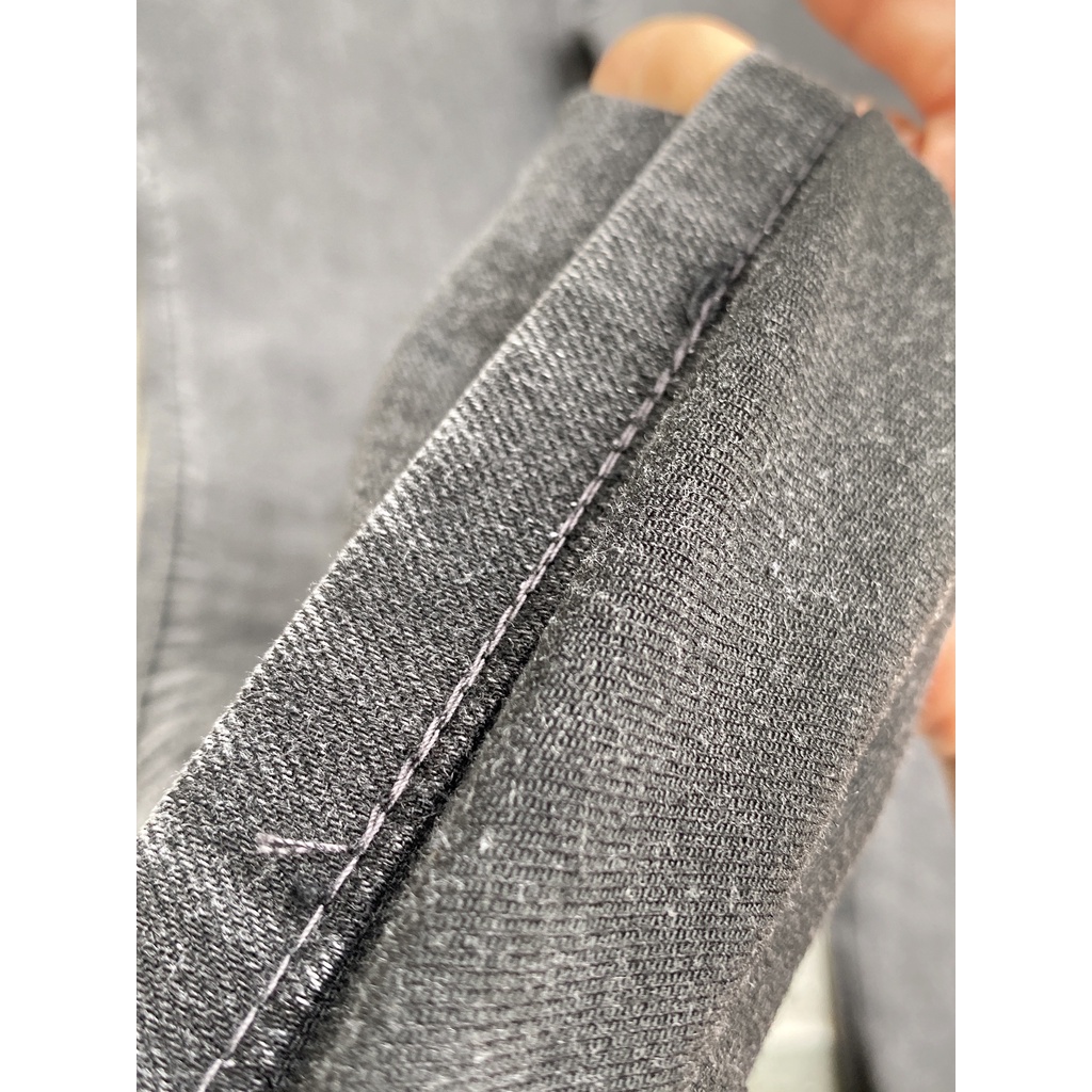 Quần Bò Cạp Cao 2 Nút / Jeans Lưng Siêu Cao Trên Rốn XÁM TÂY
