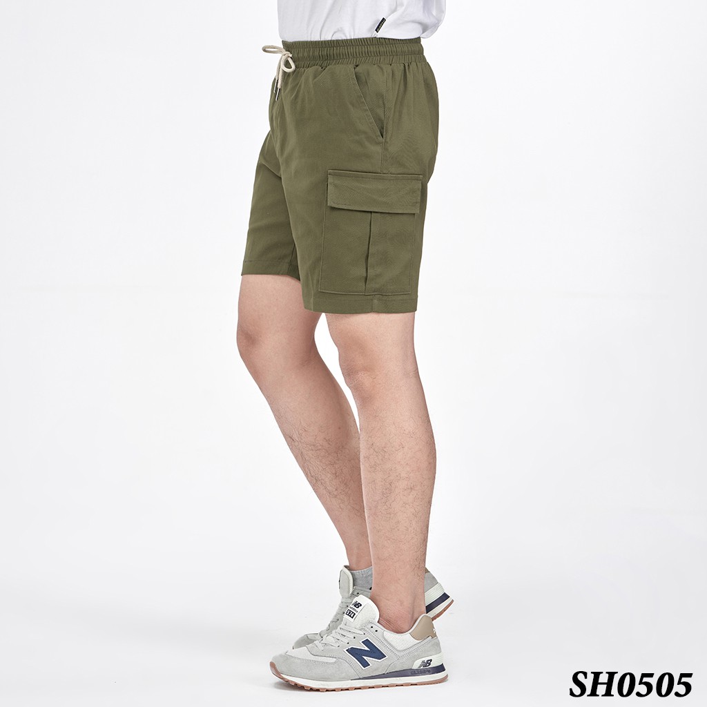 Quần Short Kaki Túi Hộp Unisex ROUGH Dáng Ngắn Ulzzang Hàn Quốc | BigBuy360 - bigbuy360.vn