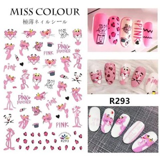 Sticker 3D nail - Hình dán móng tay báo hồng(COMBO 30K/2 miếng) BYH188