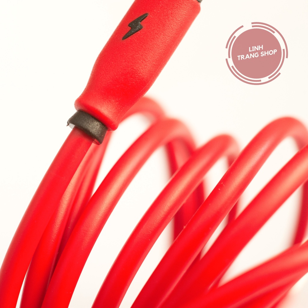 Cáp Sạc USB 3A Chất Liệu Silicone Mềm Dẻo