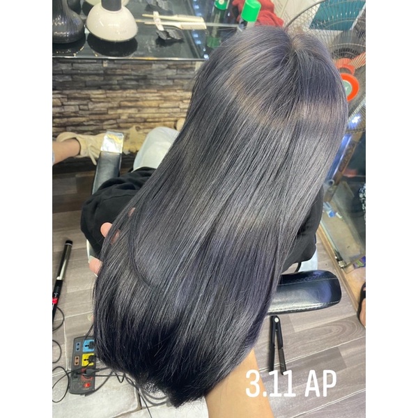 Thuốc Nhuộm Tóc Khói Trì, Xám Chì 3/11 AP Không Cần Tẩy