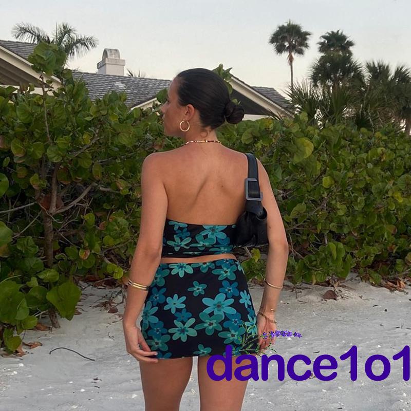 Set Áo Ống Không Tay + Chân Váy Mini Khiêu Vũ1O1- Thời Trang Mùa Hè Cho Nữ