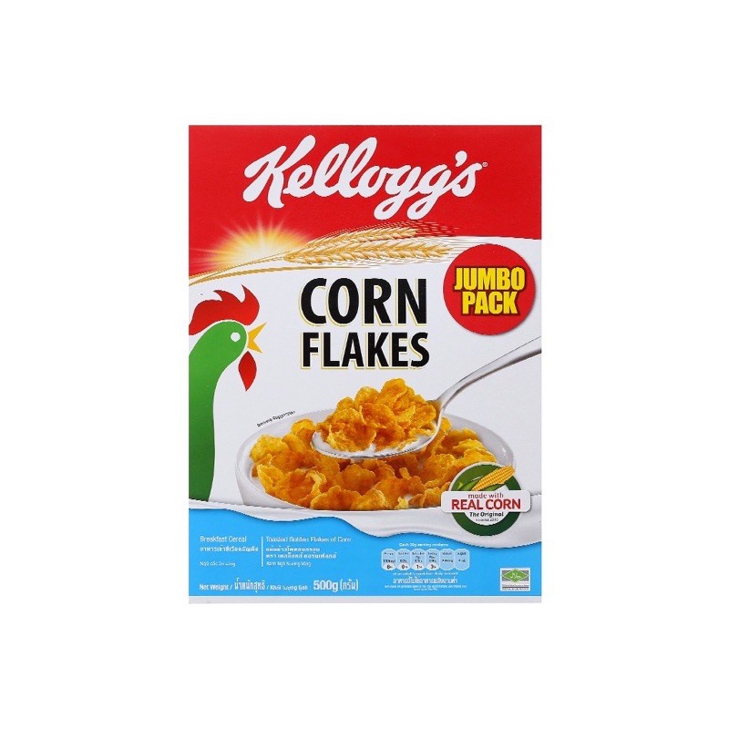 (có sẵn) Ngũ Cốc Ăn Sáng Kellogg's Corn Flakes 150g và 275g