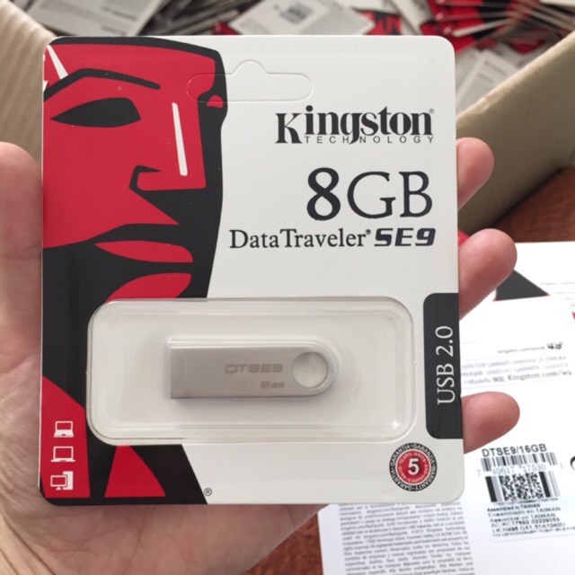 USB kington vỏ sắt 8GB ( tham khảo thông tin sp. Dung lượng thật 1GB)