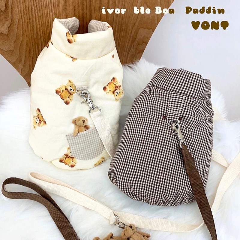 Áo khoác cotton dày thời trang thu đông cho thú cưng