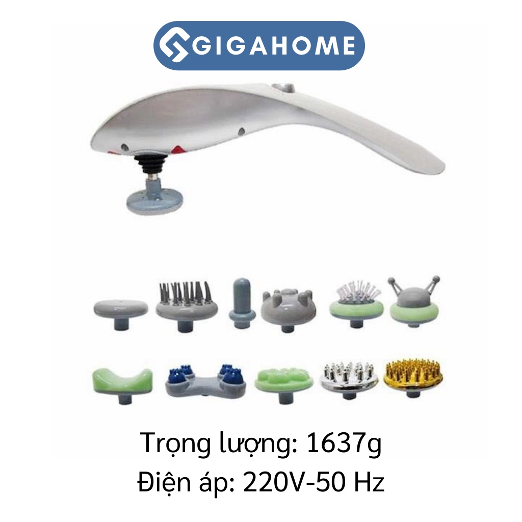 Máy Massage, Đấm Bóp Toàn Thân GIGAHOME 11 Đầu Giảm Mệt Mỏi 3542